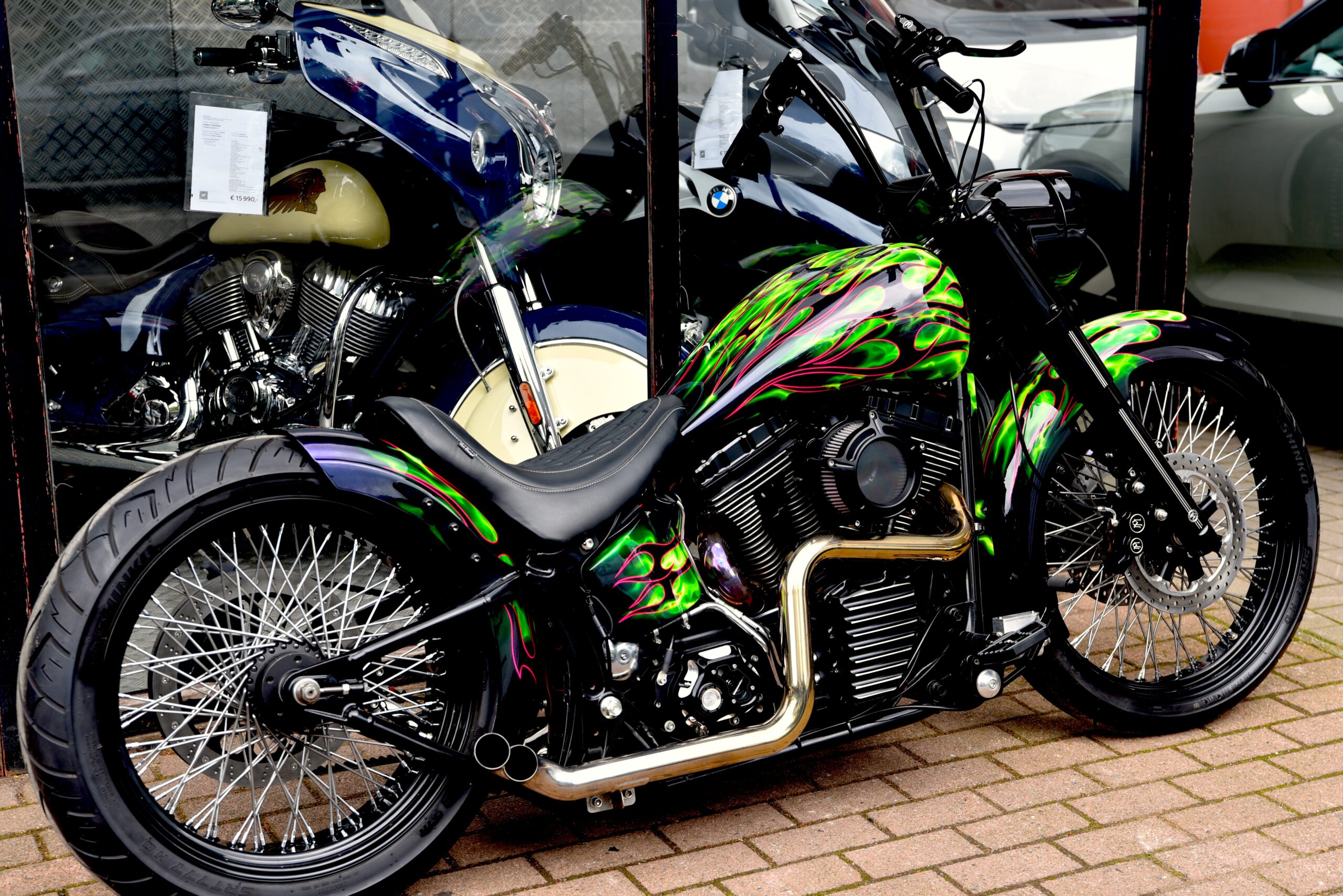 HARLEY DAVIDSON FAT BOY CUSTOM SHOW BIKE – Image 3